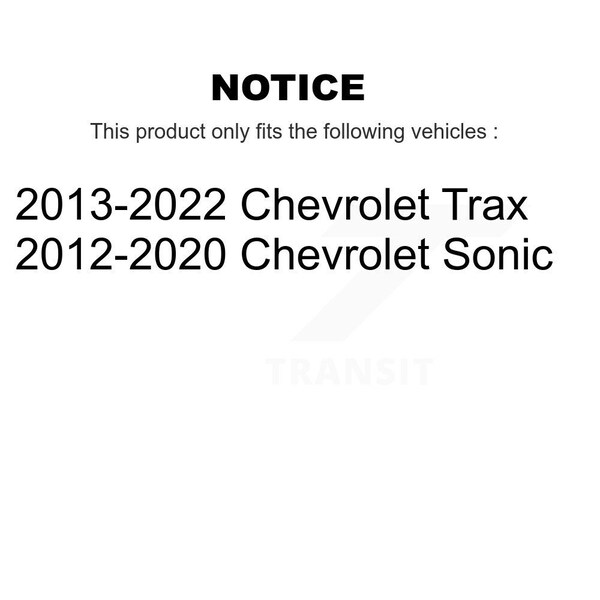 Rear Brake Drum For Chevrolet Sonic Trax